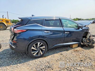 Trzecie zdjęcie samochodu z tyłu: 2018 NISSAN MURANO PLATINUM VIN:5N1AZ2MH9JN147360 - miniatura