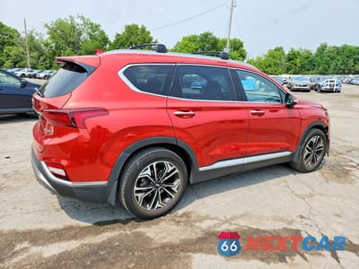 Trzecie zdjęcie samochodu z tyłu: 2020 HYUNDAI SANTA FE SEL 2.0T VIN:5NMS3CAA1LH270528 - miniatura