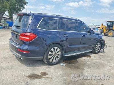 Trzecie zdjęcie samochodu z tyłu: 2018 MERCEDES-BENZ GLS 450 4MATIC VIN:4JGDF6EE2JB181627 - miniatura