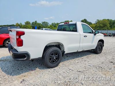 Trzecie zdjęcie samochodu z tyłu: 2019 CHEVROLET SILVERADO C1500 VIN:3GCNWAEHXKG179221 - miniatura