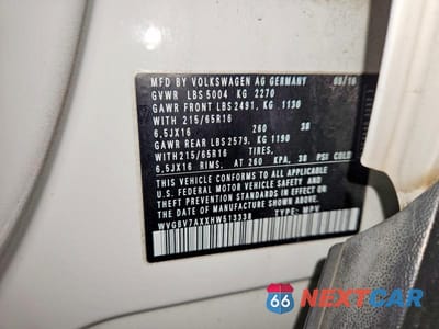 Zdjęcie 13 z 13 samochodu: 2017 VOLKSWAGEN TIGUAN S VIN:WVGBV7AXXHW513338 - miniatura