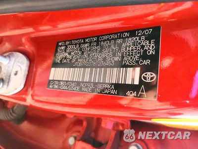 Zdjęcie 12 z 12 samochodu: 2008 TOYOTA YARIS BASE VIN:JTDBT923781236453 - miniatura