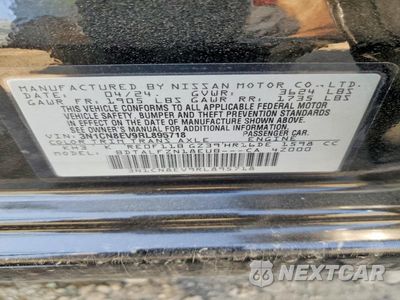Zdjęcie 12 z 12 samochodu: 2024 NISSAN VERSA SV VIN:3N1CN8EV9RL895718 - miniatura