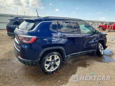Trzecie zdjęcie samochodu z tyłu: 2020 JEEP COMPASS LIMITED VIN:3C4NJDCBXLT208529 - miniatura
