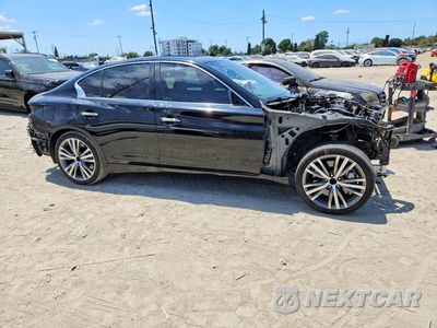 Czwarte zdjęcie samochodu z boku: 2019 INFINITI Q50 3.0T SPORT VIN:JN1EV7AP6KM540527 - miniatura