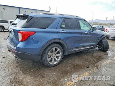 Trzecie zdjęcie samochodu z tyłu: 2020 FORD EXPLORER PLATINUM VIN:1FM5K8HC1LGB42149 - miniatura