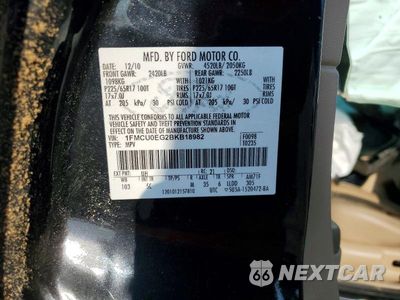 Zdjęcie 13 z 13 samochodu: 2011 FORD ESCAPE LIMITED VIN:1FMCU0EG2BKB18982 - miniatura