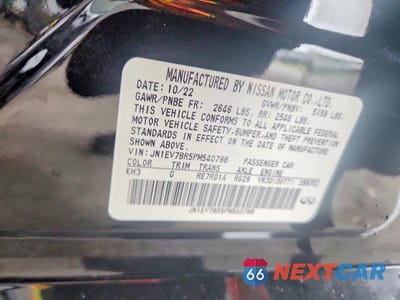 Zdjęcie 12 z 12 samochodu: 2023 INFINITI Q50 LUXE VIN:JN1EV7BR5PM540798 - miniatura
