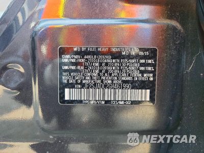 Zdjęcie 13 z 13 samochodu: 2016 SUBARU FORESTER 2.5I PREMIUM VIN:JF2SJADC2GH461990 - miniatura