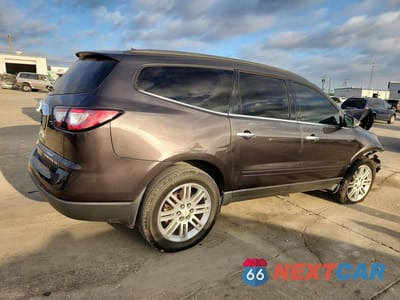 Trzecie zdjęcie samochodu z tyłu: 2014 CHEVROLET TRAVERSE LT VIN:1GNKRGKD2EJ319903 - miniatura