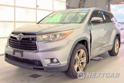 Drugie zdjęcie samochodu z przodu: 2014 TOYOTA HIGHLANDER LIMITED PLATINUM VIN:5TDDKRFH9ES034326 - miniatura