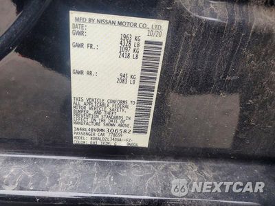 Zdjęcie 12 z 12 samochodu: 2021 NISSAN ALTIMA S VIN:1N4BL4BV0MN306582 - miniatura