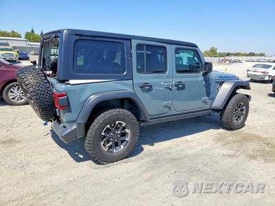 Trzecie zdjęcie samochodu z tyłu: 2024 JEEP WRANGLER RUBICON 4XE VIN:1C4RJXR64RW158162 - miniatura