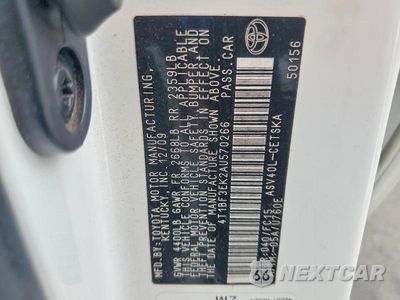 Zdjęcie 12 z 12 samochodu: 2010 TOYOTA CAMRY SE VIN:4T1BF3EK2AU570266 - miniatura