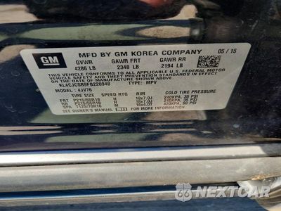 Zdjęcie 13 z 13 samochodu: 2015 BUICK ENCORE VIN:KL4CJCSB9FB220948 - miniatura