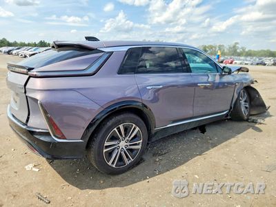 Trzecie zdjęcie samochodu z tyłu: 2024 CADILLAC LYRIQ LUXURY VIN:1GYKPSRK0RZ131260 - miniatura