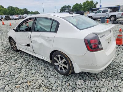 Drugie zdjęcie samochodu z przodu: 2012 NISSAN SENTRA 2.0 VIN:3N1AB6AP5CL612069 - miniatura