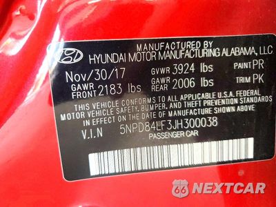 Zdjęcie 12 z 12 samochodu: 2018 HYUNDAI ELANTRA SEL VIN:5NPD84LF3JH300038 - miniatura