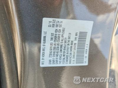 Zdjęcie 13 z 13 samochodu: 2018 HONDA ODYSSEY EXL VIN:5FNRL6H71JB107290 - miniatura