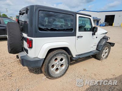 Trzecie zdjęcie samochodu z tyłu: 2015 JEEP WRANGLER SAHARA VIN:1C4AJWBG5FL724286 - miniatura