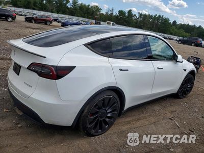 Trzecie zdjęcie samochodu z tyłu: 2022 TESLA MODEL Y VIN:7SAYGDEF5NF561891 - miniatura