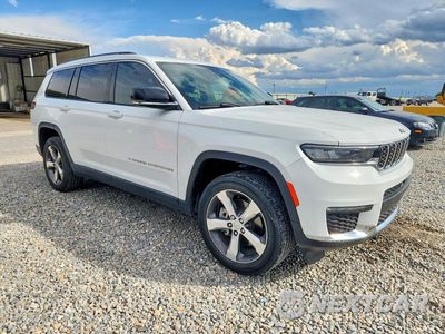 Czwarte zdjęcie samochodu z boku: 2021 JEEP GRAND CHEROKEE L LIMITED VIN:1C4RJKBG2M8143579 - miniatura