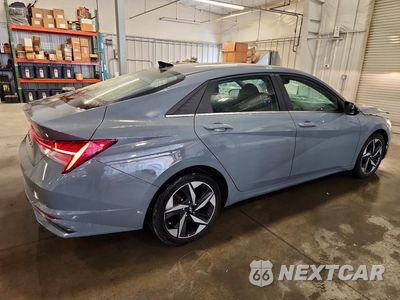 Trzecie zdjęcie samochodu z tyłu: 2022 HYUNDAI ELANTRA SEL VIN:KMHLN4AG0NU264204 - miniatura