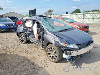 Czwarte zdjęcie samochodu z boku: 2015 HONDA CIVIC EXL VIN:19XFB2F9XFE272612 - miniatura