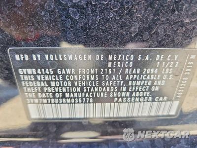 Zdjęcie 12 z 12 samochodu: 2024 VOLKSWAGEN JETTA SE VIN:3VW7M7BU3RM035778 - miniatura