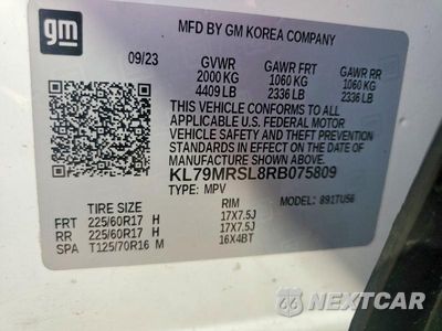 Zdjęcie 13 z 13 samochodu: 2024 CHEVROLET TRAILBLAZER LT VIN:KL79MRSL8RB075809 - miniatura