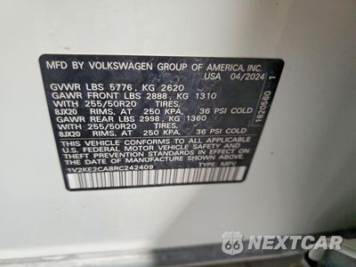 Zdjęcie 13 z 13 samochodu: 2024 VOLKSWAGEN ATLAS CROSS SPORT SE VIN:1V2KE2CA8RC242409 - miniatura