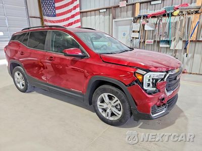 Czwarte zdjęcie samochodu z boku: 2023 GMC TERRAIN SLE VIN:3GKALMEG8PL259748 - miniatura