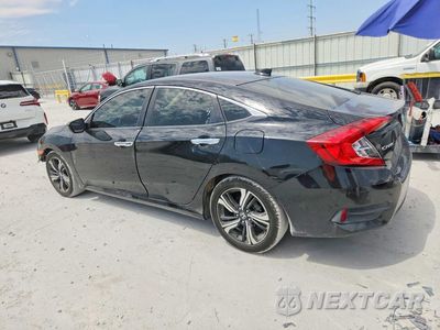 Drugie zdjęcie samochodu z przodu: 2018 HONDA CIVIC TOURING VIN:JHMFC1F98JX024356 - miniatura