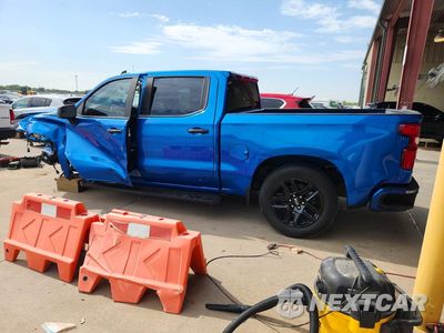 Drugie zdjęcie samochodu z przodu: 2022 CHEVROLET SILVERADO C1500 CUSTOM VIN:1GCPABEKXNZ631536 - miniatura