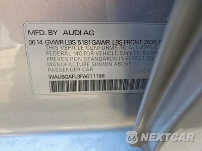 Zdjęcie 12 z 12 samochodu: 2015 AUDI S4 PREMIUM PLUS VIN:WAUBGAFL3FA011196 - miniatura