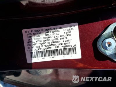 Zdjęcie 12 z 12 samochodu: 2016 HONDA ACCORD LX VIN:1HGCR2F36GA046597 - miniatura