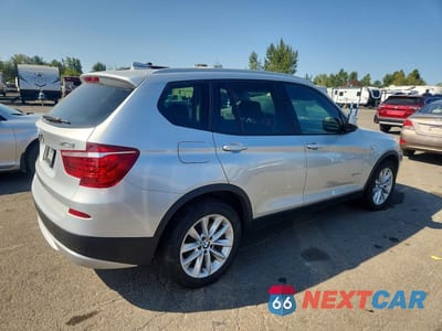 Trzecie zdjęcie samochodu z tyłu: 2014 BMW X3 XDRIVE28I VIN:5UXWX9C50E0D27573 - miniatura