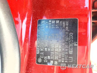 Zdjęcie 12 z 12 samochodu: 2007 KIA SORENTO LX VIN:KNDJC736275731045 - miniatura