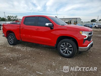Czwarte zdjęcie samochodu z boku: 2023 CHEVROLET SILVERADO K1500 LT-L VIN:3GCPDKEKXPG250733 - miniatura