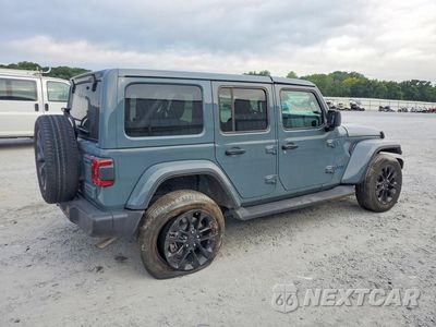 Trzecie zdjęcie samochodu z tyłu: 2025 JEEP WRANGLER SAHARA 4XE VIN:1C4RJXP66SW601081 - miniatura