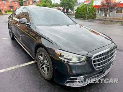 Czwarte zdjęcie samochodu z boku: 2022 MERCEDES-BENZ S 500 4MATIC VIN:W1K6G6DB2NA065959 - miniatura