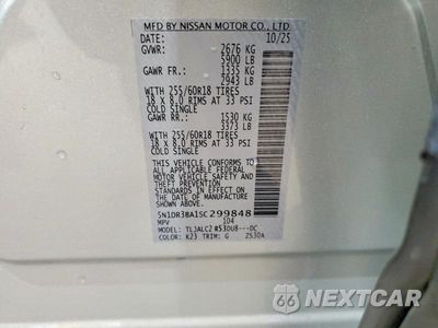Zdjęcie 14 z 14 samochodu: 2025 NISSAN PATHFINDER SV VIN:5N1DR3BA1SC299848 - miniatura
