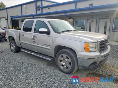 Czwarte zdjęcie samochodu z boku: 2010 GMC SIERRA C1500 SLE VIN:3GTRCVE07AG250594 - miniatura