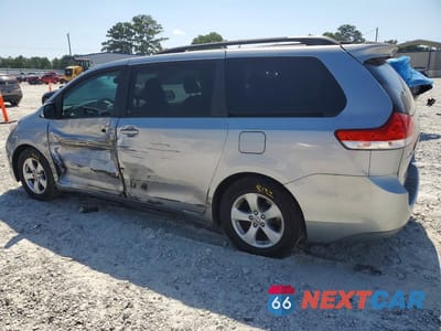 Drugie zdjęcie samochodu z przodu: 2011 TOYOTA SIENNA LE VIN:5TDKK3DC6BS169223 - miniatura