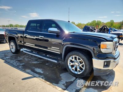 Czwarte zdjęcie samochodu z boku: 2014 GMC SIERRA C1500 SLT VIN:3GTP1VEC6EG181345 - miniatura