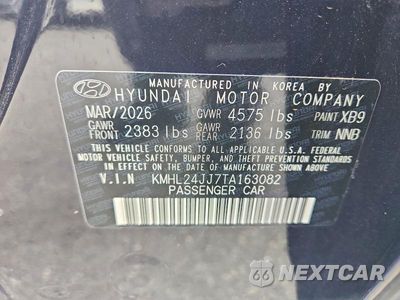 Zdjęcie 12 z 12 samochodu: 2026 HYUNDAI SONATA HYBRID BLUE VIN:KMHL24JJ7TA163082 - miniatura