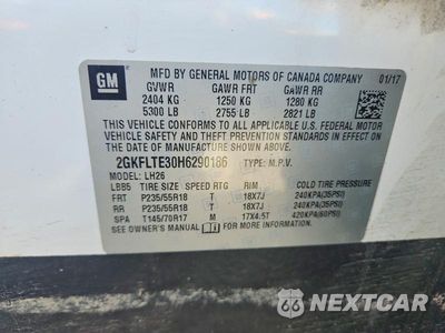 Zdjęcie 12 z 12 samochodu: 2017 GMC TERRAIN SLE VIN:2GKFLTE30H6290186 - miniatura