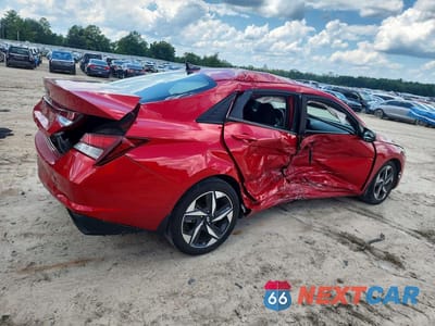 Trzecie zdjęcie samochodu z tyłu: 2023 HYUNDAI ELANTRA SEL VIN:5NPLS4AG8PH117171 - miniatura