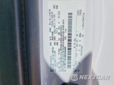 Zdjęcie 12 z 12 samochodu: 2021 FORD F150 VIN:1FTMF1CB1MKE66680 - miniatura