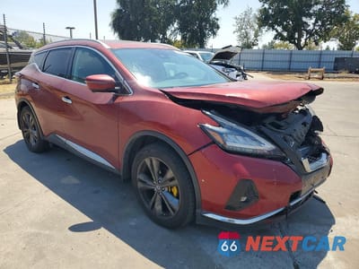 Czwarte zdjęcie samochodu z boku: 2019 NISSAN MURANO PLATINUM VIN:5N1AZ2MJ8KN107100 - miniatura